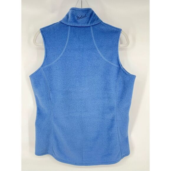Woolrich Vintage 90's Fleece Vest Womans Large Heavenly Lake Tahoe Embroidered - Picture 2 of 9